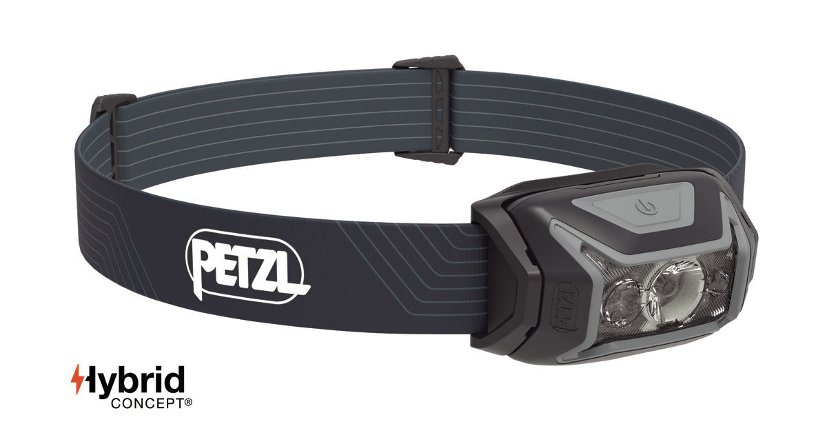 PETZL ACTIK - Powerful, easy-to-use headlamp with red lighting |450 lumens