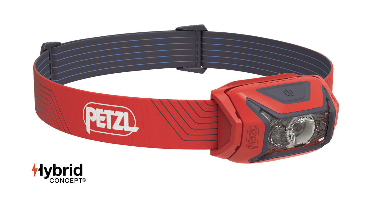 PETZL ACTIK - Powerful, easy-to-use headlamp with red lighting |450 lumens