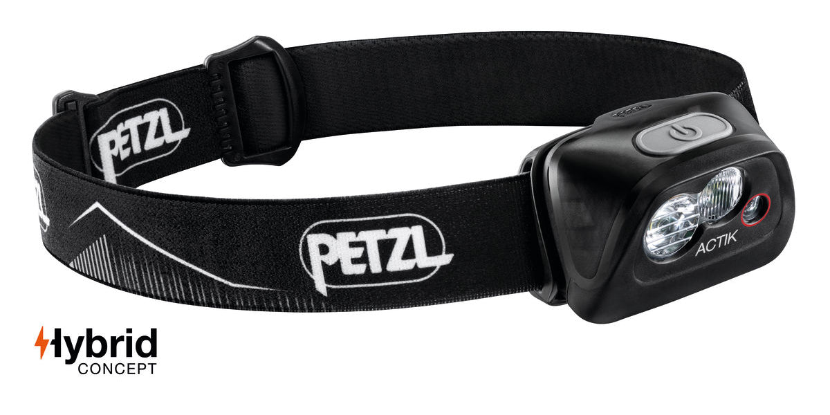  Petzl ACTIK Headlamp - Compact Multi-Beam 350 Lumen Headlamp  with Red Lighting for Hiking, Climbing, and Camping - Black : Sports &  Outdoors